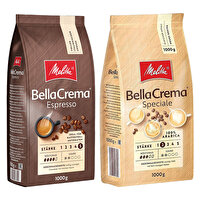 Melitta 2x1000 G Bella Crema Speciale ve Espresso Çekirdek Kahve 2'li Set