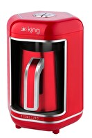 King Kısmet Pro K-607 Kırmızı Türk Kahve Makinesi
