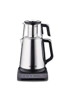 Korkmaz A852-01 Prosense Inox Cam Demlik Elektrikli Çaydanlık