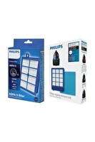 Philips Marathon Ultimate Fc 9923 Uyumlu Muadil Süpürge Filtre (Ön Filtre+Arka Filtre Ve Süngeri)