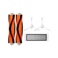 Srfn Ticaret Xiaomi Vacuum Mop 2 Ultra Robot Süpürge Uyumlu 5 Parça Yedek Parça Seti
