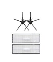 Roborock S7 Maxv, S7 Maxv Ultra Uyumlu Yedek Hepa Filtre ve Yan Fırça-4 Parça
