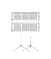 Xiaomi Mop 2 Pro (Beyaz) MJST1SHW Uyumlu Yedek Hepa Filtre ve Yan Fırça-4 Parça