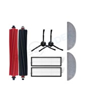 Roborock S8 MaxV Ultra Uyumlu Fırça Hepa Filtre Mop Seti-8 Parça
