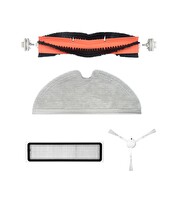 Robotyedek Xiaomi Trouver Finder LDS Uyumlu Yedek Fırça Filtre Mop Seti-4 Parça