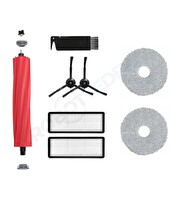 Roborock QRevo MaxV / QRevo Pro / QRevo S Siyah Uyumlu Fırça Hepa Filtre Mop Seti-8 Parça