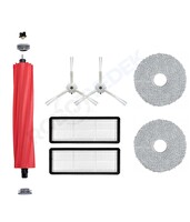 Roborock QRevo MaxV / QRevo Pro / QRevo S Beyaz Uyumlu Fırça Hepa Filtre Mop Seti-7 Parça