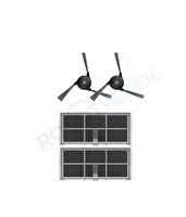 Dreame X40 Ultra L40 Ultra Uyumlu Hepa Filtre ve Yan Fırça-4 Parça