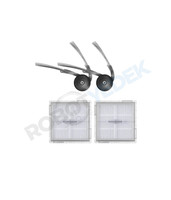 Robotyedek Roborock Q8 Max Pro (2025 Model) Uyumlu Hepa Filtre ve Yan Fırça-4 Parça