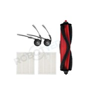 Robotyedek Roborock Q8 RRA0TCP (Max-Pro-Plus Değil) Uyumlu Yedek Fırça Filtre Seti-5 Parça