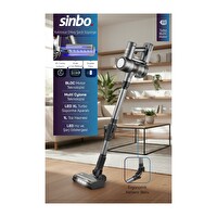 Sinbo SVC-8632 Elektrikli Şarjlı Süpürge Gri