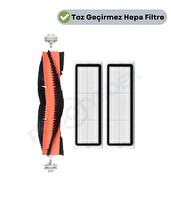 Robotyedek Dreame D10 Plus Gen 2 (RLL42SDA) Uyumlu Yedek Ana Fırça ve Hepa Filtre-3 Parça