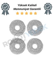 Robotyedek Xiaomi S40 PRO OV71GL Uyumlu Uyumlu Mop Bez 4 Adet