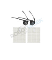 Robotyedek Roborock Q8 ve Q8 Plus RRA0TCP (MAX - PRO DEĞİL!!) Uyumlu Hepa Filtre Yan Fırça - 4 Adet