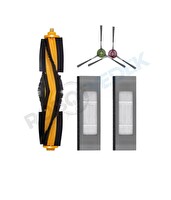 Robotyedek Ecovacs N8/N8 Pro Uyumlu Yenileme Seti Ana Fırça - Hepa Filtre - Yan Fırça - 5 Parça
