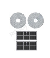 Robotyedek Mova E30 Ultra Uyumlu Mop ve Hepa Filtre-4 Parça