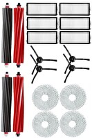 Rovexa Roborock QRevo Slim Uyumlu 6 Aylık Yaşam Kiti Siyah Yan Fırçalı