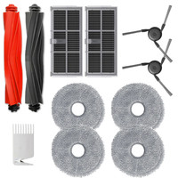 Mija Dreame X40 Pro Ultra RLX82CE (X40 Ultra Değil) Mop Bezli Fırça Hepa Filtre Seti 10 Parça