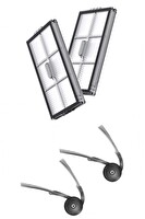 Rovexa Roborock S9 & S9+ Uyumlu 2 Adet Filtre 2 Adet Yan Fırça