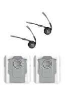 Rovexa Roborock Q10 PF & Q10 PF+ Uyumlu 2 Adet Yan Fırça 2 Adet Toz Torbası
