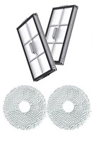 Rovexa Roborock S9 & S9+ Uyumlu 2 Adet Filtre 2 Adet Paspas