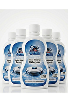 Rovexa Robot Süpürge Deterjanı & Mop Temizleme Sıvısı 500 ml x 5 250 Kullanım - Beyaz Sabun Temizlik Suyu