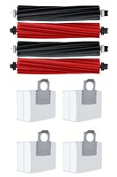 Rovexa Roborock S8 Sonic Uyumlu 2 Adet Ana Fırça 4 Adet Toz Torbası