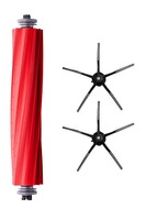 Rovexa Roborock G10 Uyumlu 1 Adet Ana Fırça 2 Adet Siyah Yan Fırça