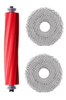 Rovexa Roborock QRevo MaxV Uyumlu 1 Adet Ana Fırça 2 Adet Mop Fiber Paspas