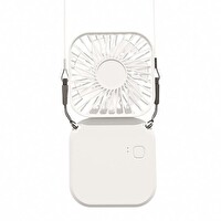 Torima F-05 Mini Fan Tutmalı Şarjlı 3 Kademeli Vantilatör Klima Soğutucu Fan Beyaz