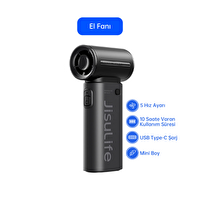 Jisu Life Handheld Fan Life9 Taşınabilir El Fanı 3600 mAh