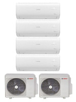 Bosch Multi Split 72000 Btu Dış (36+36) - 4 İç Ünite 12000 - 12000 - 24000 - 24000 Btu İnverter Klima