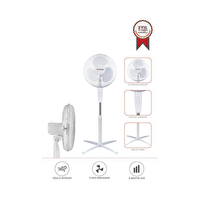 Torima SF-04 Beyaz Ayarlanabilir 16" Ayaklı Portatif 55W 3 Kademe 3 Pervaneli Vantilatör
