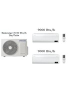Samsung Windfree 9+9 Btu/H + 5 Kw Dış Duvar Tipi Multi Klima