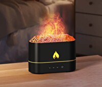 Çeşithane Volkan Alev Efektli Aroma Difüzör 250 ML USB LED Işıklı Nemlendirici