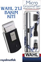 Wahl 2'li Seyahat Seti (3615-1016 Seyahat Tipi Tıraş Makinesi + 5640-616 Burun Kulak Kılı Kesme Makinesi)