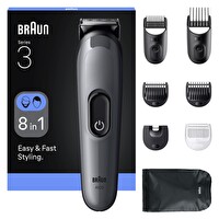 Braun Hepsi Bir Arada Series 3 AIO3540 Keskin Bıçak 14 Uzunluk 8’i 1 Arada Tıraş Kiti