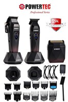 Powertec TR-5800 Saç-Sakal-Ense-Günlük 3in1 Tıraş Makinesi - 0.5 MM Tarak Dahil