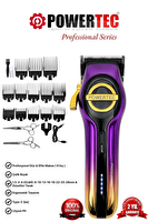 Powertec TR-7000 Profesyonel USB Type-C Şarj Girişli Saç Sakal Tıraş Makinesi
