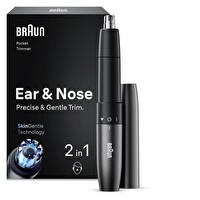 Braun EN20 Cep Boyutu Çift Bıçak SkinGentle Kulak ve Burun Düzeltici