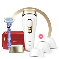BraunBraun Silk Expert Pro 5 PL5387 400.000 Atımlı 4 Başlıklı Tasarım Çantalı Yeni Nesil IPL Lazer Epilasyon Cihazı