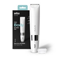 Braun Body Mini Trimmer BS1000 Vücut Tüy Kesme Makinesi - Düzeltici Tarak - Pil Ve Temizleme Fırçası