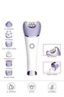 Başkenttekno TEP-02 6 Başlıklı Islak Ve Kuru Kablosuz Epilatör Beyaz