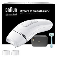 Braun IPL Silk·Expert Pro 5 Çantalı Gillette Venus ve 2 Başlıklı IPL Lazer Epilasyon Cihazı PL5234