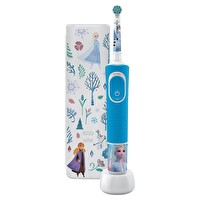 Oral-B D100 Vitality Frozen Özel Seri Çocuklar İçin Ekstra Yumuşak Şarj Edilebilir Diş Fırçası + Seyahat Kabı