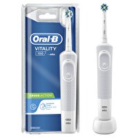 Oral-B D100 Vitality Cross Action Beyaz Şarjlı Diş Fırçası