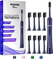 Wagner & Stern Ultrasonik Beyazlatma 8 Fırça Başlıklı Mavi Diş Fırçası