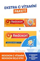 Redoxon C Vitamini Redoxon Üçlü Etki 30 Efervesan Tablet (Ekstra C Vitamini Paketi) I 1000 Mg C Vitamini İçeren Takviye Edici