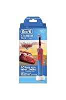 Oral-B Starter Pack Disney Cars Çocuk Şarjlı Diş Fırçası Yedek Başlıklı