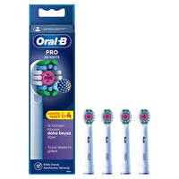 Oral-B Pro 3D White X-Filament Şarjlı Diş Fırçası Yedek Başlığı - 4 Adet